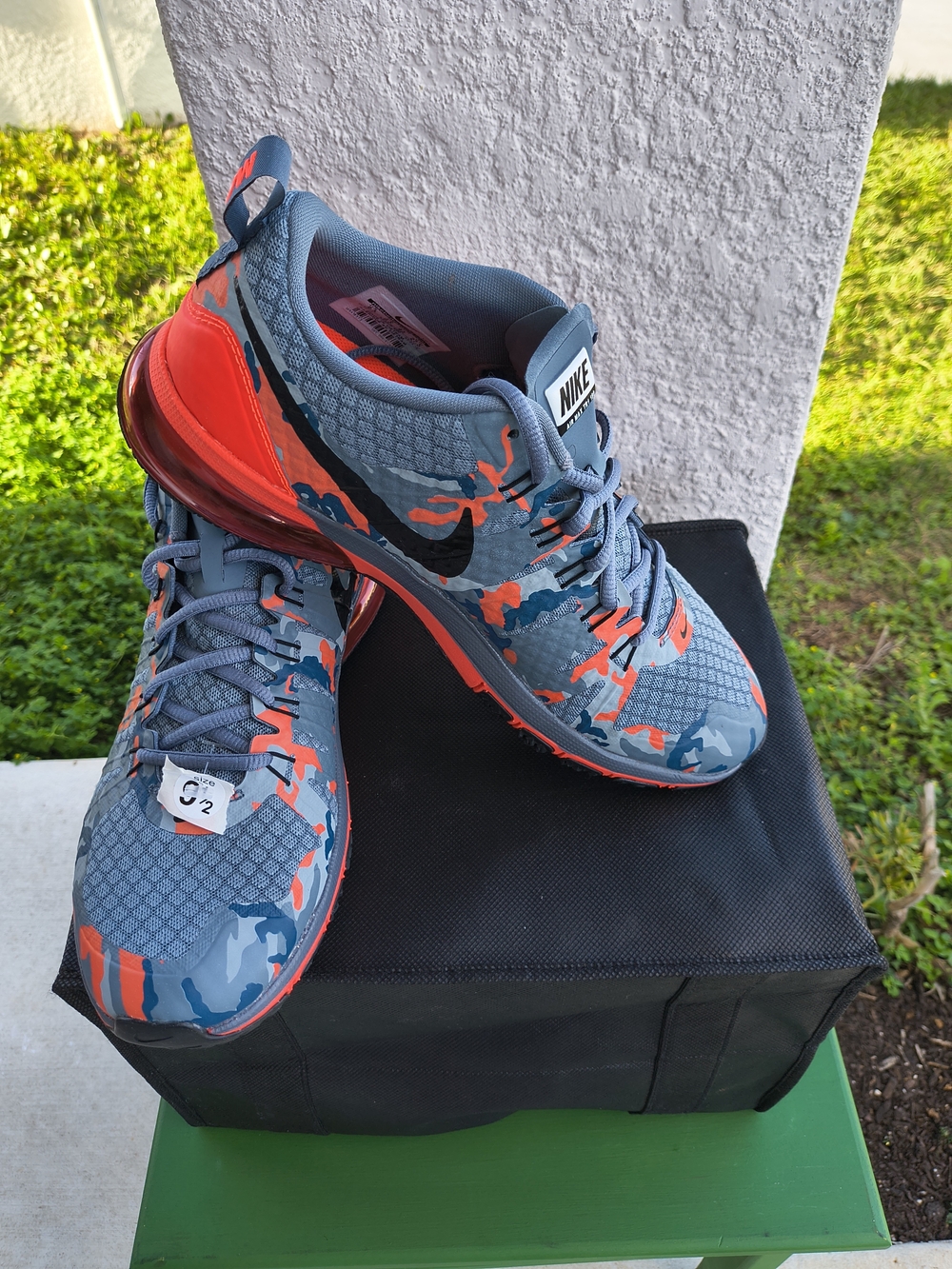 Nike Blue & Orange Camo Training Shoes